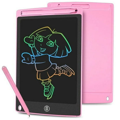 LCD Writing Tablet for Kids – 12-Inch Colorful Doodle Pad, Reusable Drawing Board for Learning, Drawing & Education