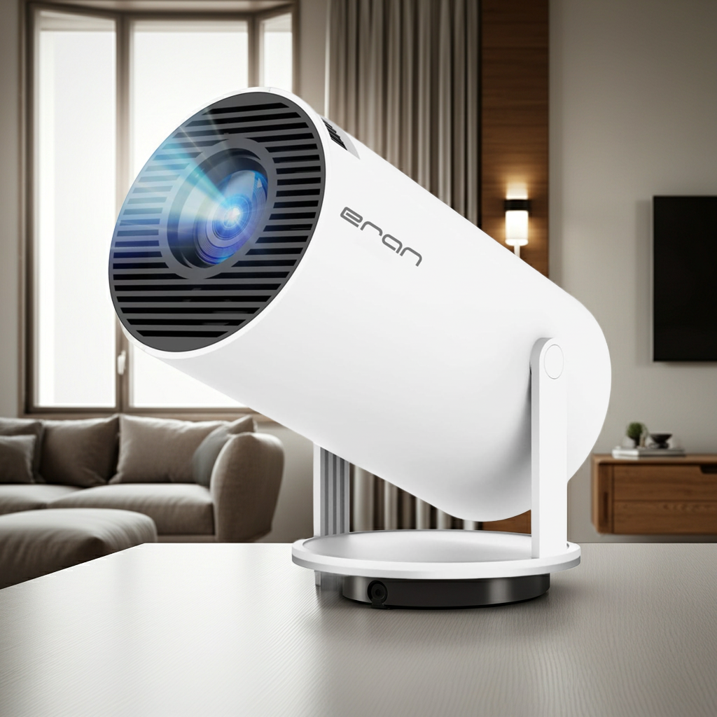 HY300 4K Portable Mini Projector with Wi-Fi & Bluetooth for Home Theater