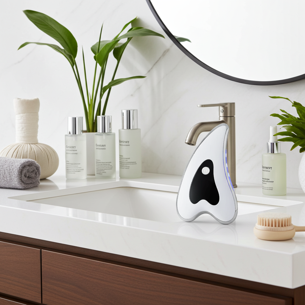 Smart Electric Scraping Massager – Heated Cupping & Vibration Device for Relaxation and Comfort – Portable Rechargeable Body Massage Tool