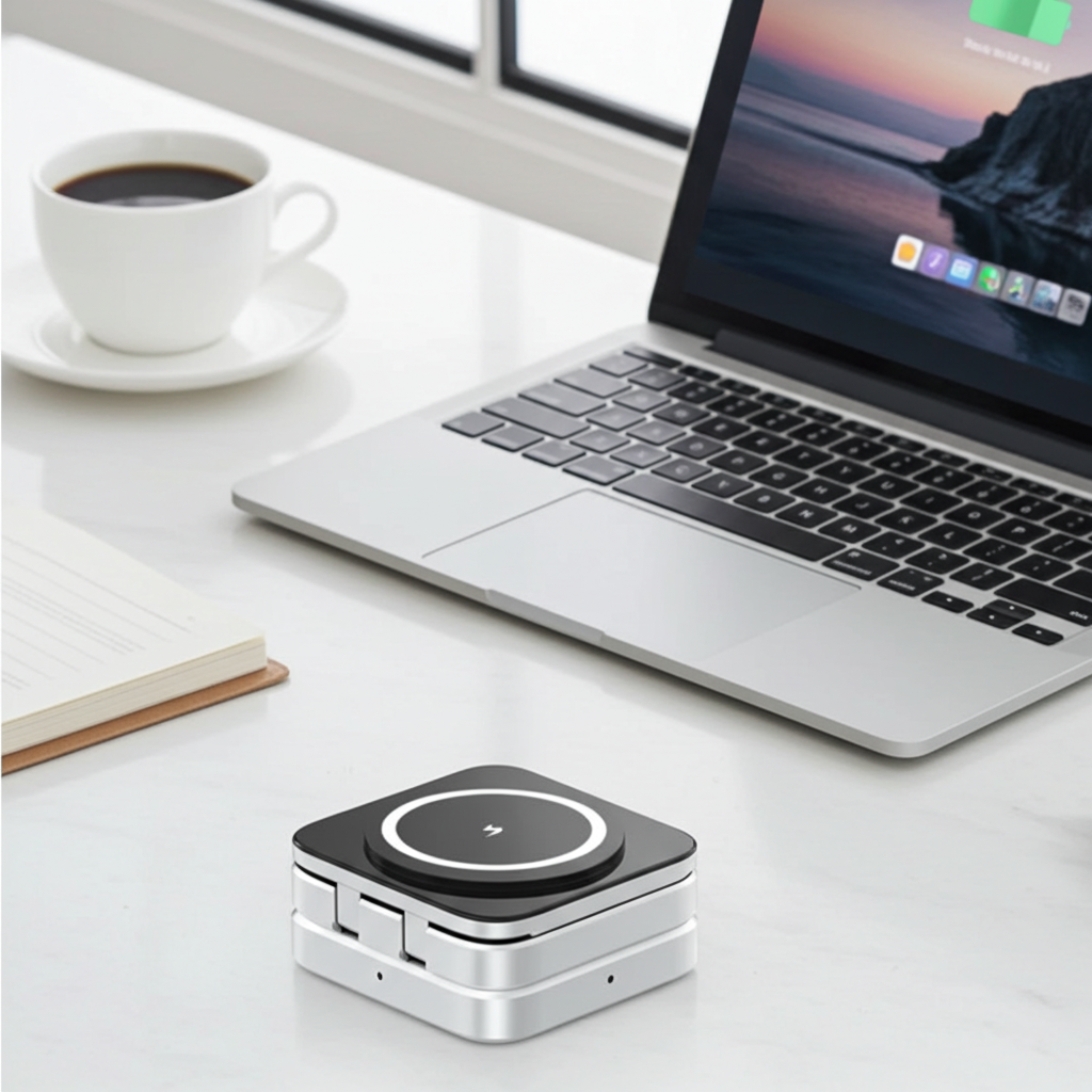 3 in 1 MagSafe Wireless Charging Station for iPhone, Apple Watch & AirPods