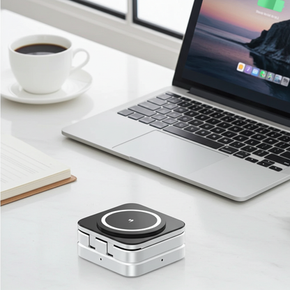 3 in 1 MagSafe Wireless Charging Station for iPhone, Apple Watch & AirPods