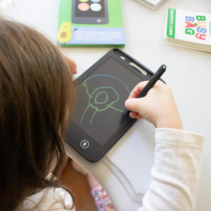 LCD Writing Tablet for Kids – 12-Inch Colorful Doodle Pad, Reusable Drawing Board for Learning, Drawing & Education
