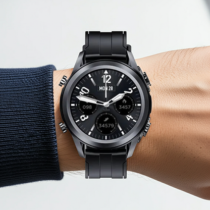 2-in-1 Smart Watch with Wireless Bluetooth Earbuds – Fitness Tracker, Music Player & Call Assistant – Waterproof Sports Smartwatch with Charging Case