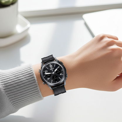 2-in-1 Smart Watch with Wireless Bluetooth Earbuds – Fitness Tracker, Music Player & Call Assistant – Waterproof Sports Smartwatch with Charging Case