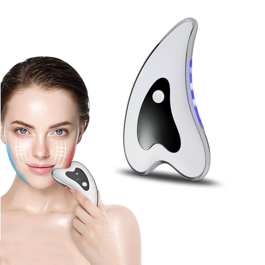 Smart Electric Scraping Massager – Heated Cupping & Vibration Device for Relaxation and Comfort – Portable Rechargeable Body Massage Tool