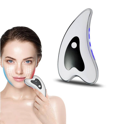 Smart Electric Scraping Massager – Heated Cupping & Vibration Device for Relaxation and Comfort – Portable Rechargeable Body Massage Tool