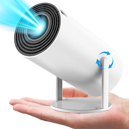 HY300 4K Portable Mini Projector with Wi-Fi & Bluetooth for Home Theater