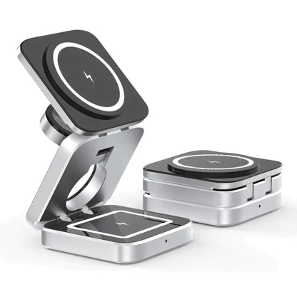 3 in 1 MagSafe Wireless Charging Station for iPhone, Apple Watch & AirPods